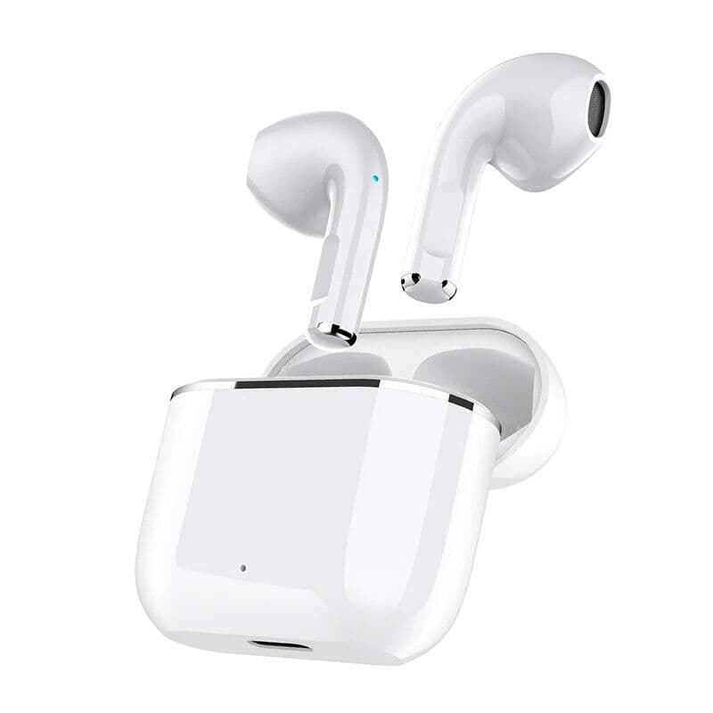 FONENG BL179 Half-In-Ear 4-Microphone ENC TWS Earphone- Silver