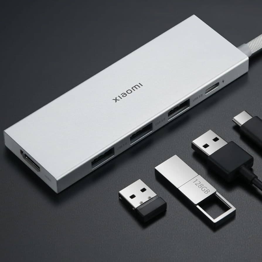 Xiaomi 5-in-1 Type-C Hub - Silver