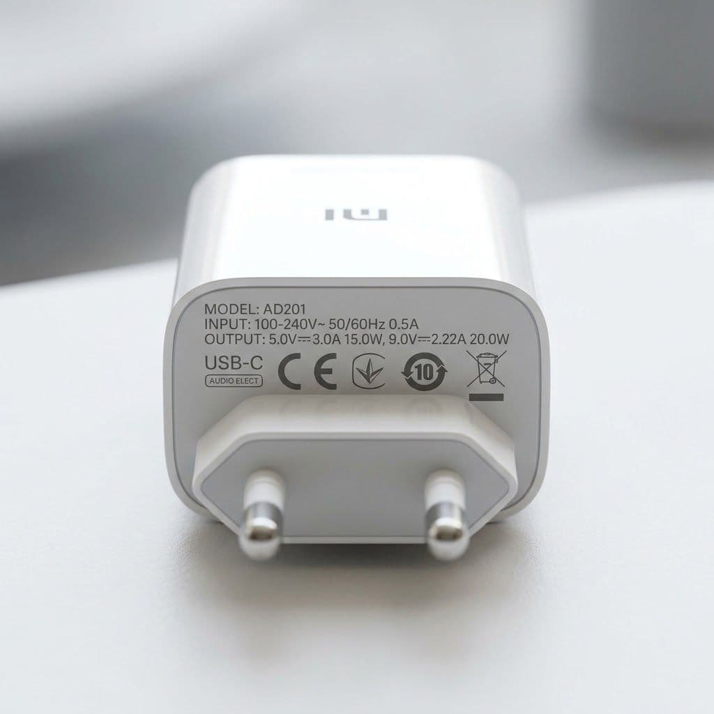 Xiaomi 20W PD charger (Type-C) EU - White