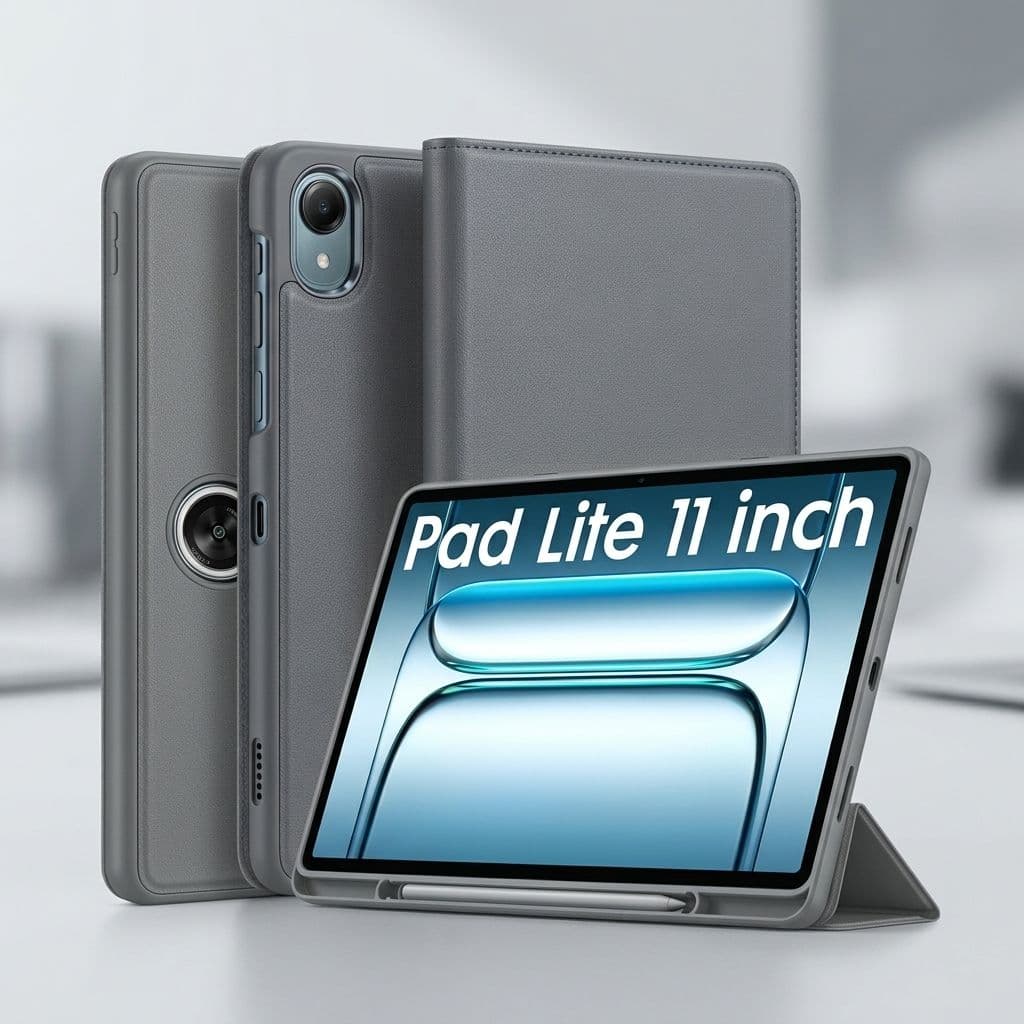 OnePlus Pad 2 Full Protection Folio Case- Grey