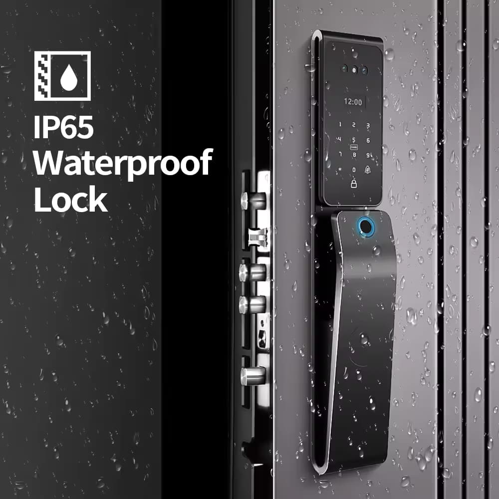 SmartX SX-Z2Pro WiFi Face Recognition Full Automatic Door Lock with Camera & Display (Active Video Intercom & Direct Unlock Option from App) — App: Tuya Smart or Smart Life | Warranty: 2 Years