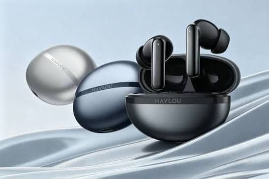 HAYLOU Flowbuds N50 54dB ANC Bluetooth 6.0 Wireless Earbuds- Black