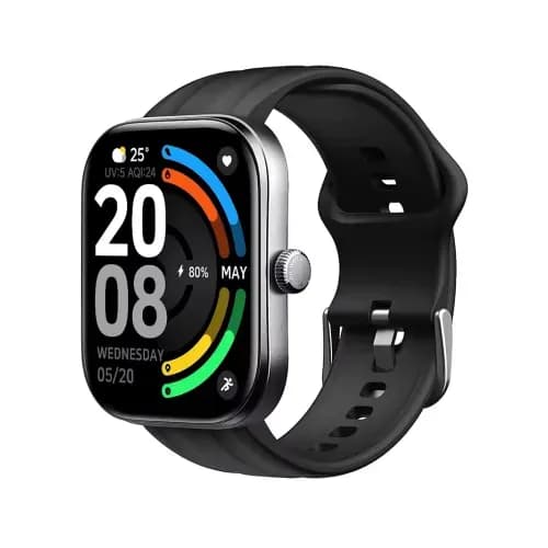 Haylou Watch Faro 2.01" TFT With 1ATM Water Resistance Calling Smart Watch- Black