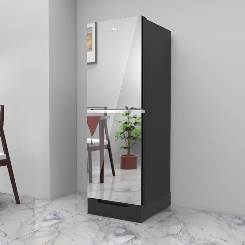 Whirlpool FreshMagic Pro 278L GD Inv Mirror — Code: 73270 | Biboron: 278 L Glass Door Inverter Mirror Frost Refrigerator