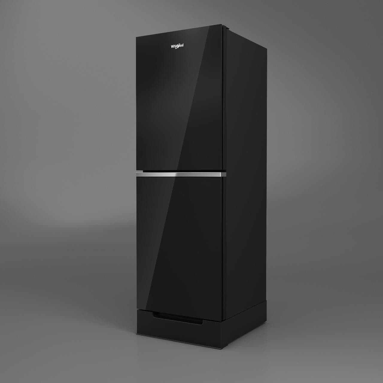 Whirlpool FreshMagic Pro 278L GD Crystal Black — Code: 73003 | Biboron: 278 L Glass Door Crystal Black Frost Refrigerator