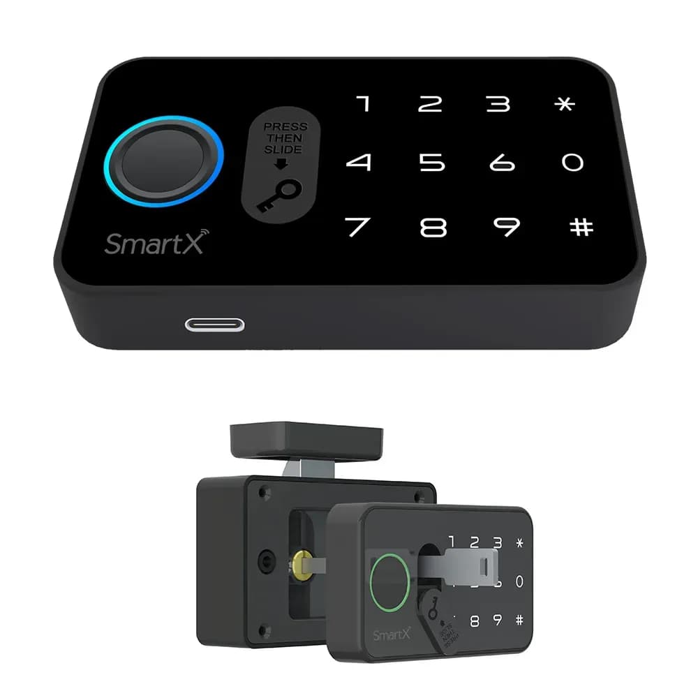 SmartX SX-CL01-K Tuya Bluetooth Smart Cabinet / Drawer Lock (with Manual Key Backup Unlock Option) — App: Tuya Smart or Smart Life | Warranty: 1 Year | Installation Charge: Inside Dhaka - 900