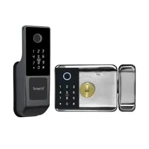 SmartX SX-D2 WiFi Dual Side Smart Door Lock / Rim Lock — App: Tuya Smart or Smart Life | Warranty: 1 Year | Installation Charge: Inside Dhaka & Chattogram - 1,500